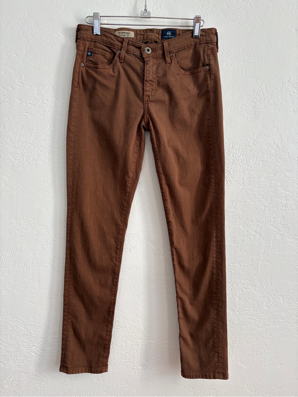 AG Adriano Goldschmied The Stevie Ankle Slim Straight Pants